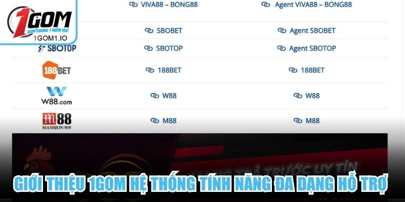 Giới thiệu 1Gom hệ thống tính năng đa dạng hỗ trợ người dùng