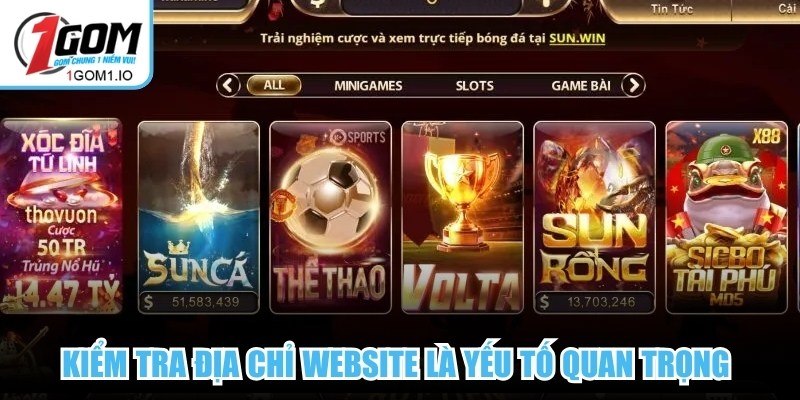 Kiểm tra địa chỉ website là yếu tố quan trọng giúp phân biệt thật giả